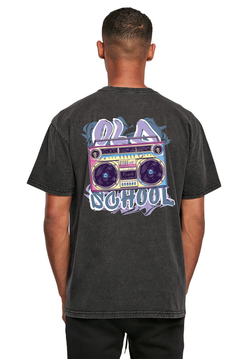 black acid washed